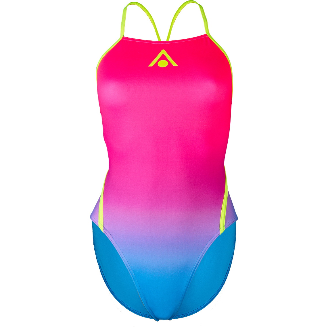2025 Aquasphere Dame Essential Diamond Ryg Justerbar Badedragt SW4739907 - Flerfarvet / Yellow